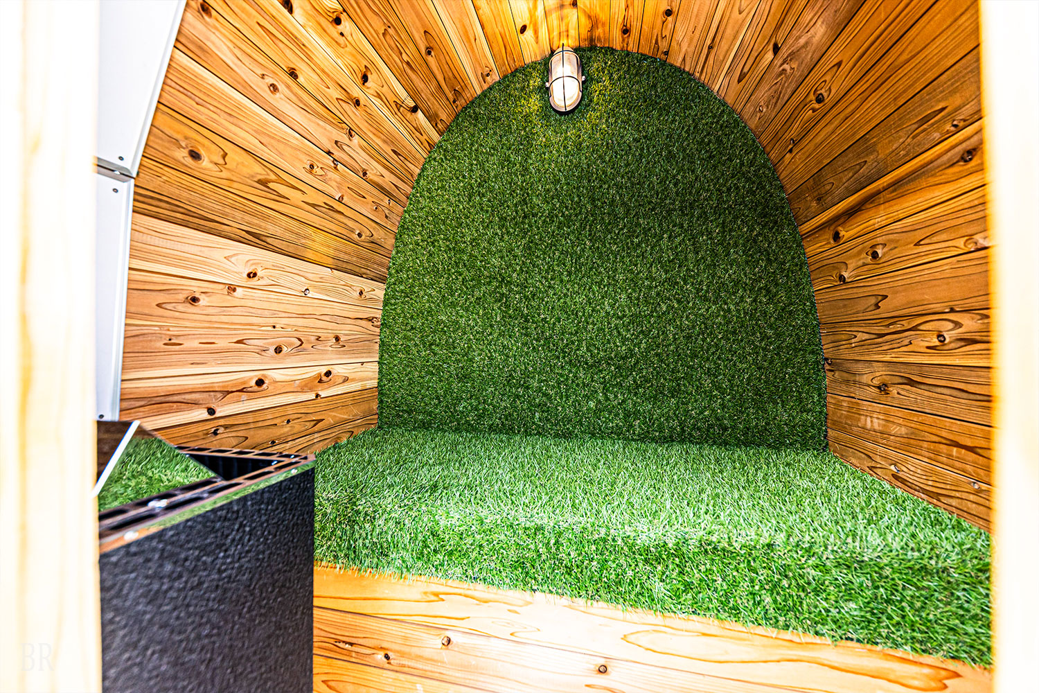 専用のバレルサウナを完備